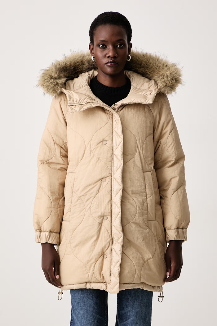 Kurtka dwustronna damska WKDANFORA Weekend Max Mara 2625496062600 beżowy