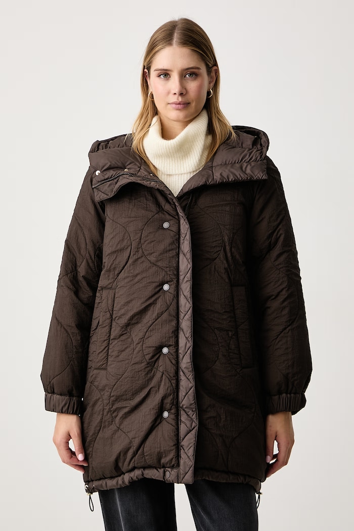 Kurtka dwustronna damska WKDANFORA Weekend Max Mara 2625496062600 brązowy