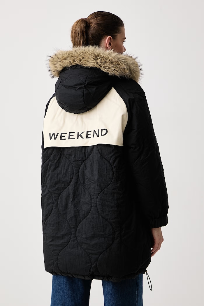 Kurtka dwustronna damska WKDANFORA Weekend Max Mara czarny 2625496062600