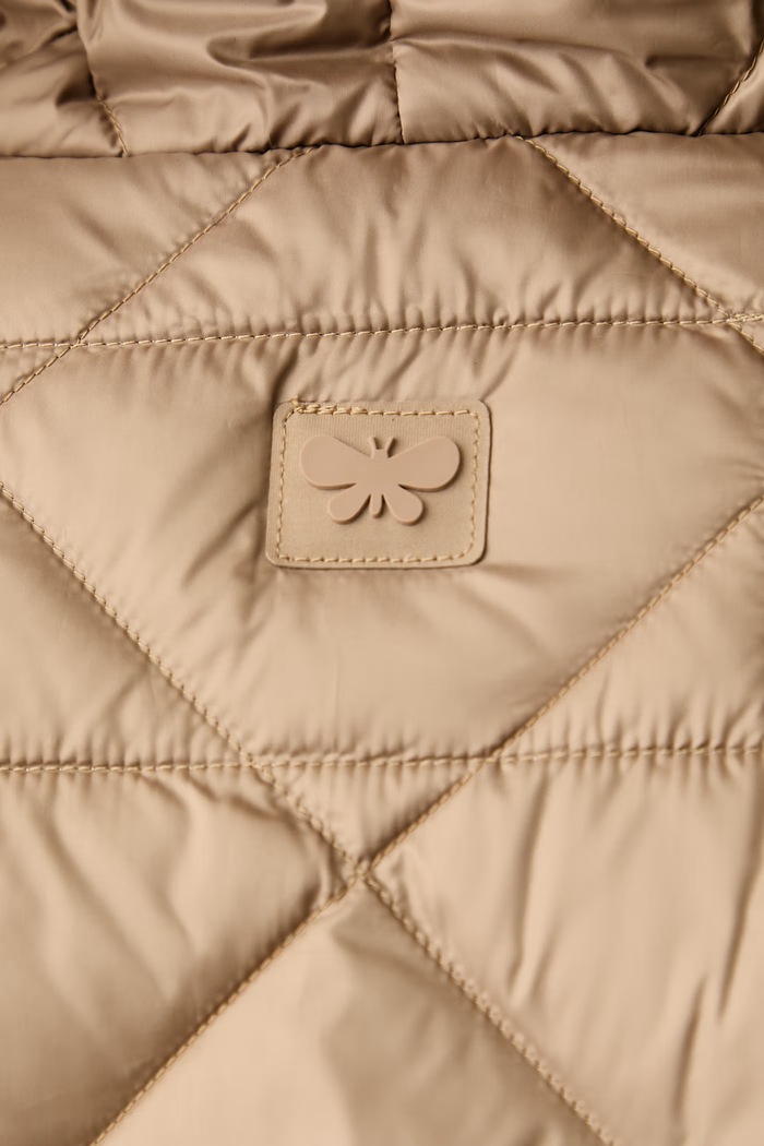Bezrękawnik puchowy damski WKDGIOCHI Weekend Max Mara beżowy 2625296012600
