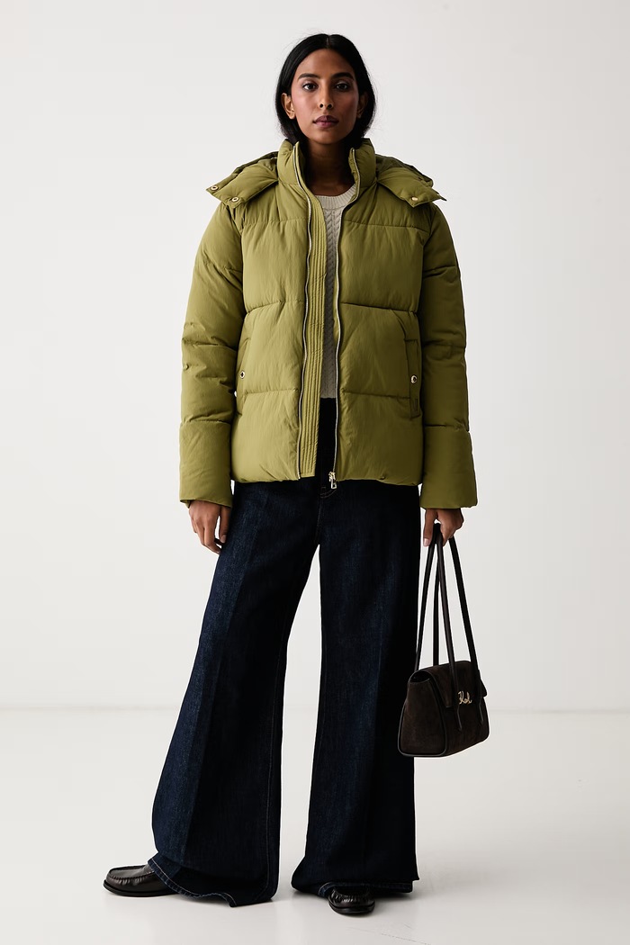 U.S. Polo Assn. Geacă matlasată pentru femei SHORT PUFFER WUP2583 verde AW26