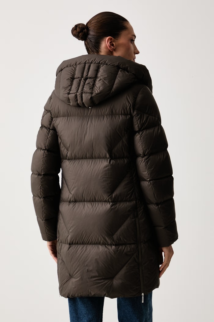 Odzież Parajumpers kurtka puchowa damska JANET PWPUHY330536 zielony