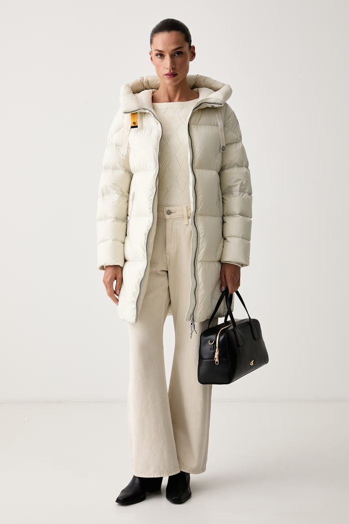 Parajumpers kurtka puchowa damska JANET PWPUHY330131 beżowy AW26
