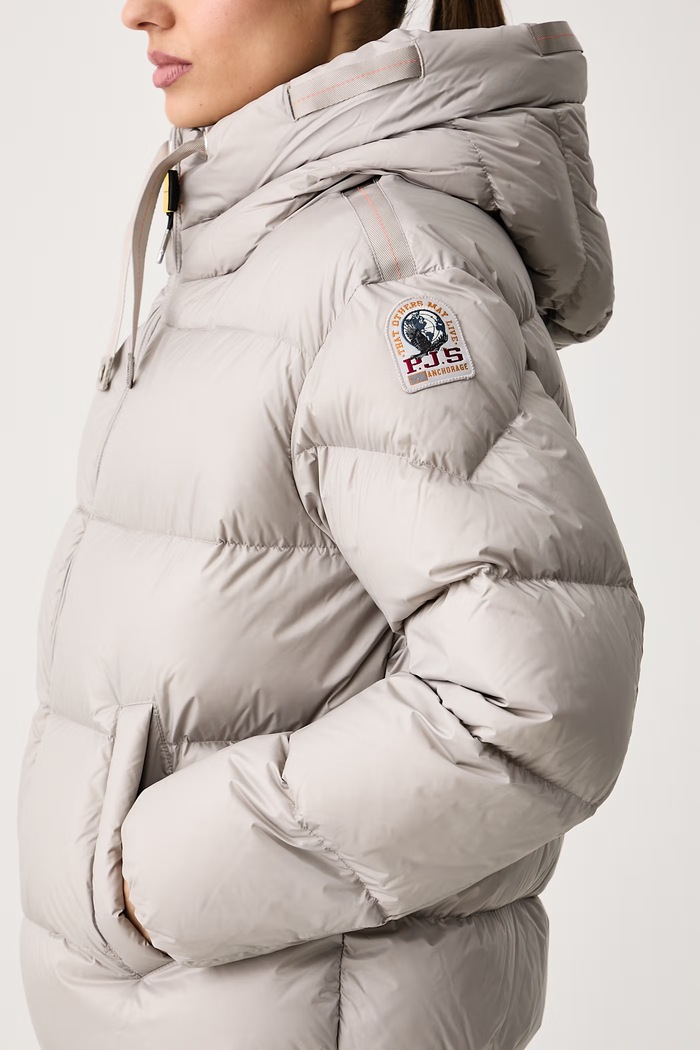 Kurtka puchowa damska TILLY Parajumpers PWPUHY320137 szary
