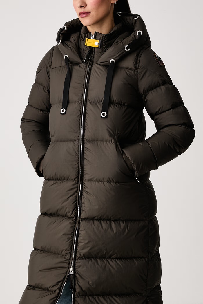 Kurtka puchowa damska PANDA Parajumpers PWPUEL310536 brązowy
