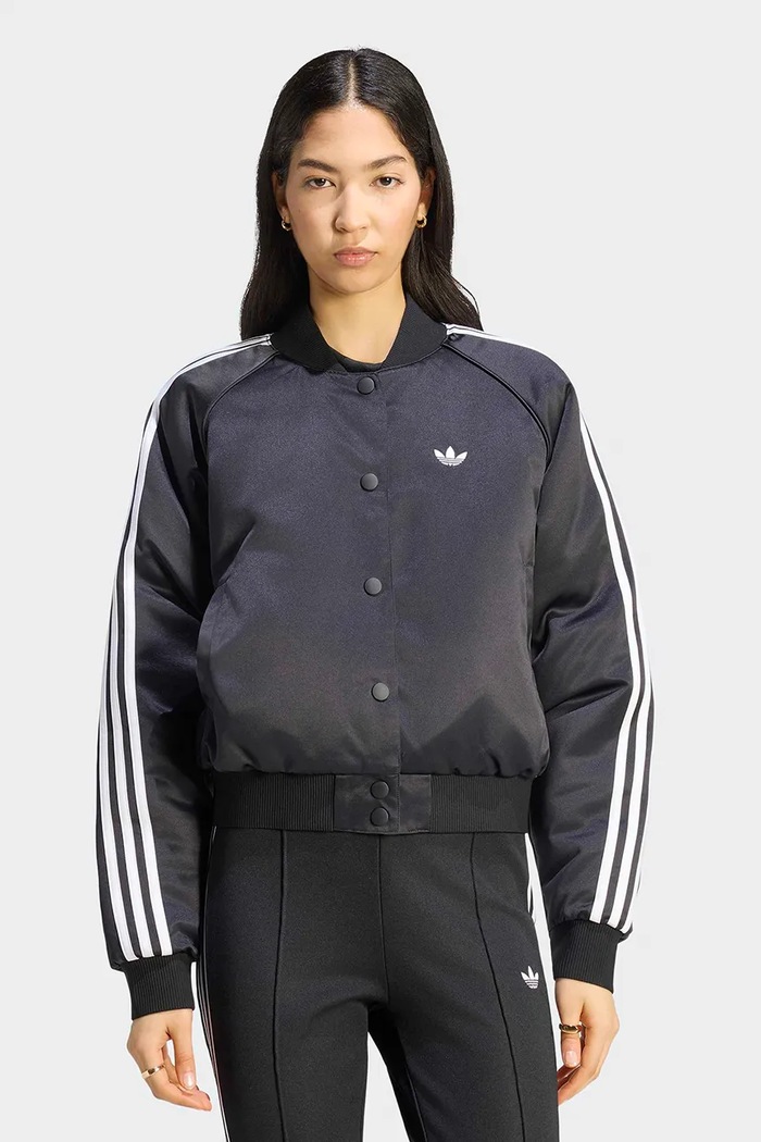 adidas Originals Kurtka damska Satin Bomber czarny KT2648