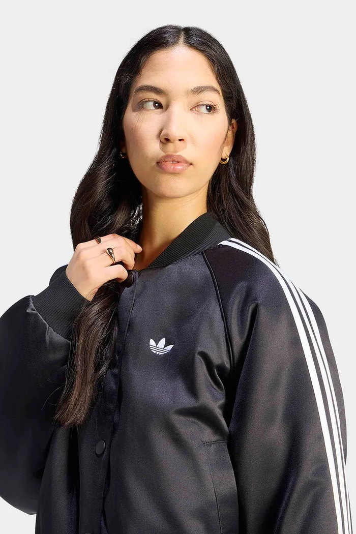 Kurtka damska Satin Bomber adidas Originals KT2648 czarny