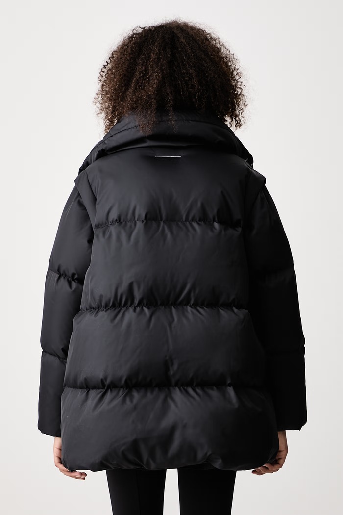 Kurtka puchowa damska MM6 Maison Margiela S52AM0370.M36018 czarny