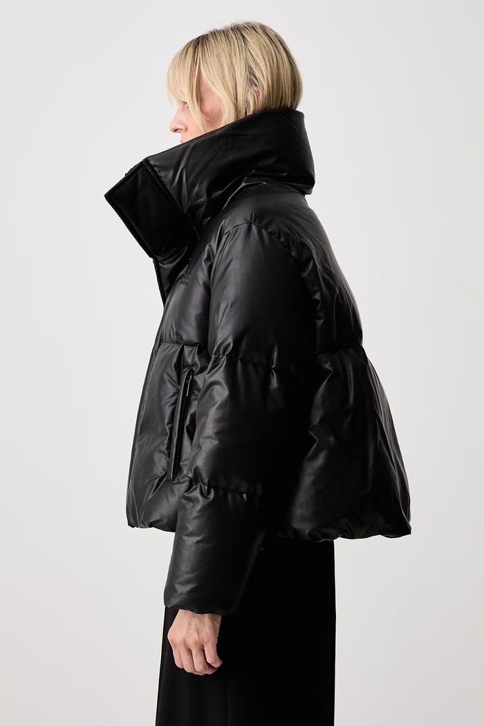 MM6 Maison Margiela kurtka puchowa damska czarny S52AM0368.M36016