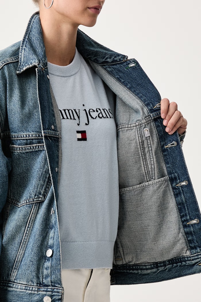 Tommy Jeans Jakna za žene traper DW0DW23563