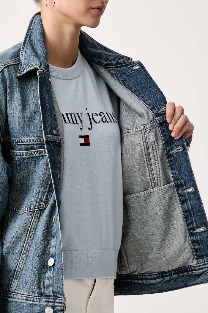 Tommy Jeans Jakna za žene traper DW0DW23563