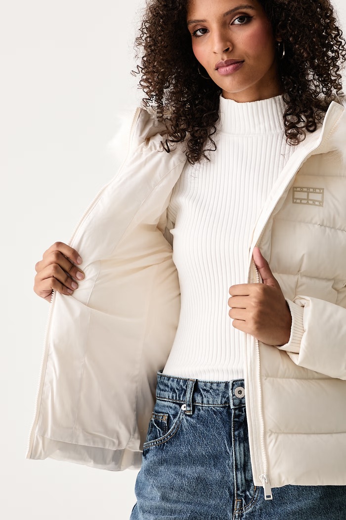 Tommy Jeans Πουπουλένιο μπουφάν γυναικείο DW0DW23409