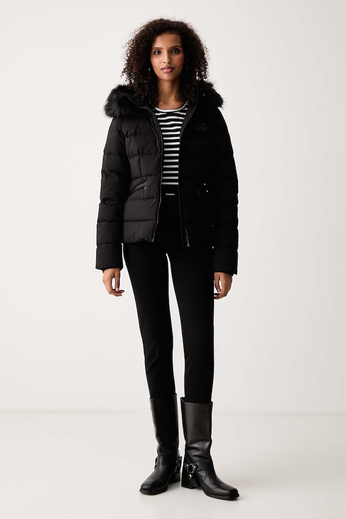 Tommy Jeans Πουπουλένιο μπουφάν γυναικείο DW0DW23409 μαύρο AW26