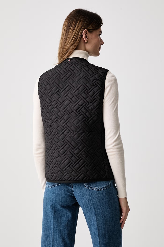 Oblečenie Tommy Hilfiger Vesta dámska WW0WW51574 čierna