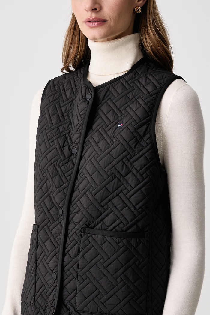 Vesta dámska Tommy Hilfiger WW0WW51574 čierna