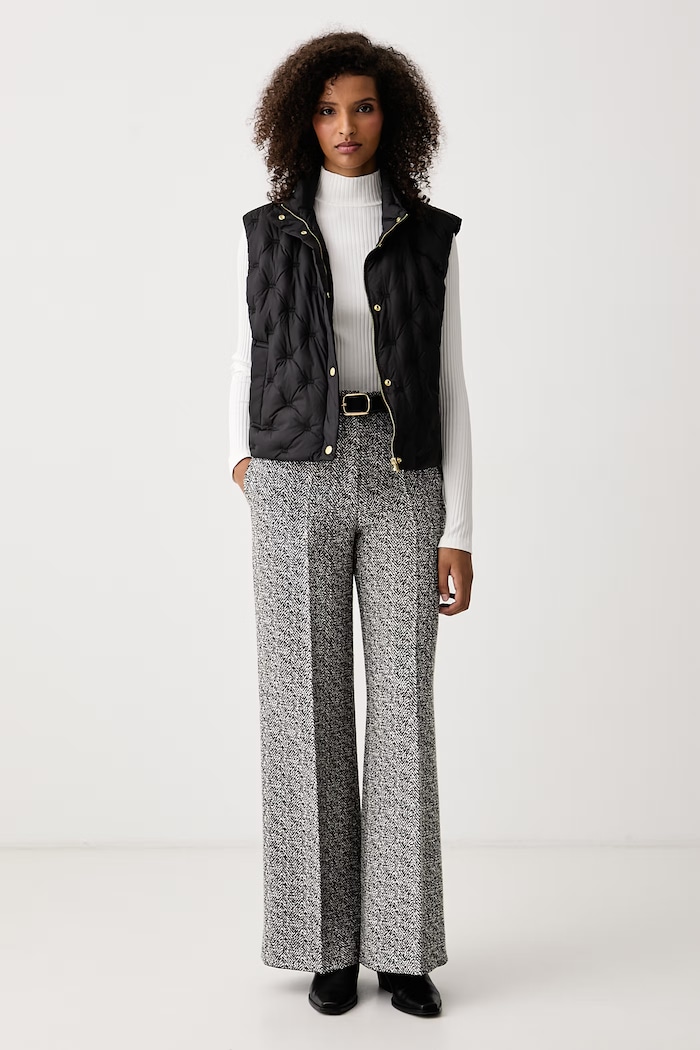 Tommy Hilfiger Bezrękawnik puchowy damski WW0WW49860 czarny AW26