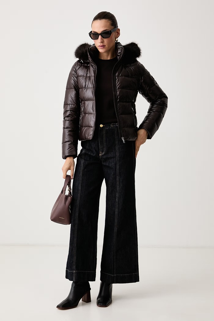 Tommy Hilfiger Pernata jakna za žene WW0WW51516 smeđa AW26