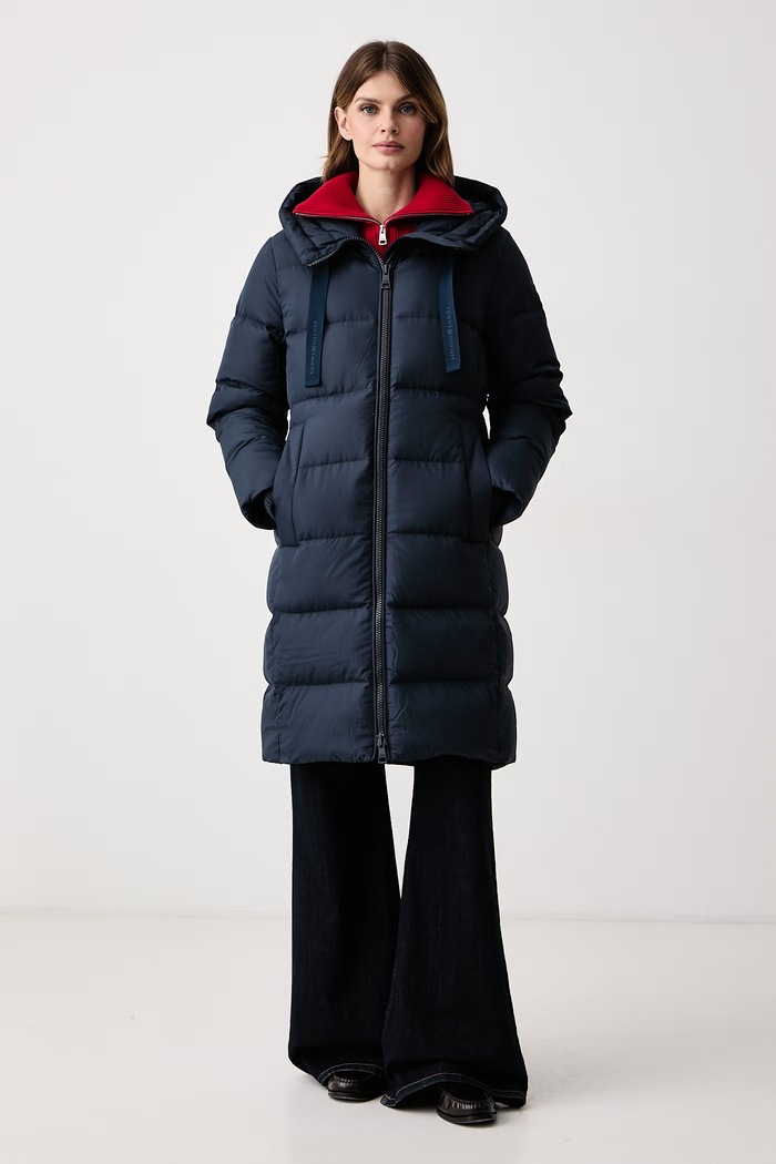 Tommy Hilfiger Puhovka ženska mornarsko modra WW0WW53611