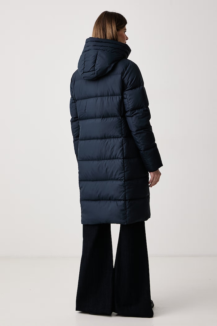 Oblačila Tommy Hilfiger Puhovka ženska WW0WW53611 mornarsko modra