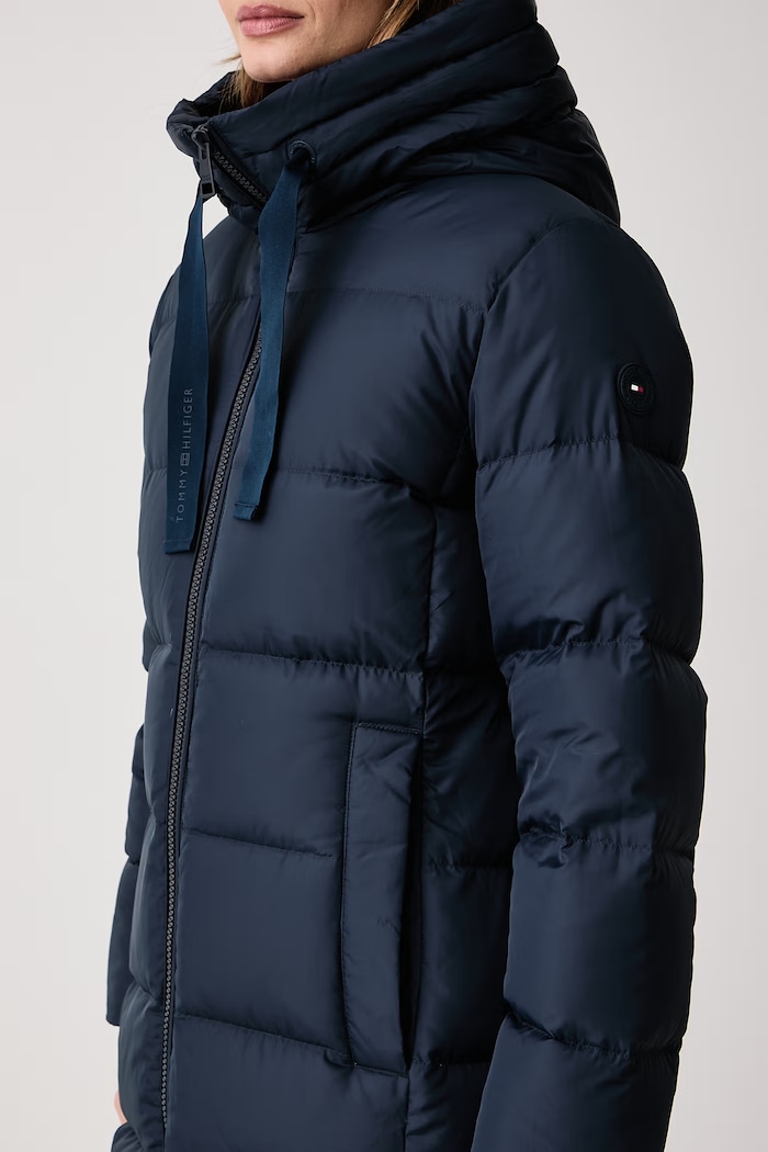 Puhovka ženska Tommy Hilfiger WW0WW53611 mornarsko modra