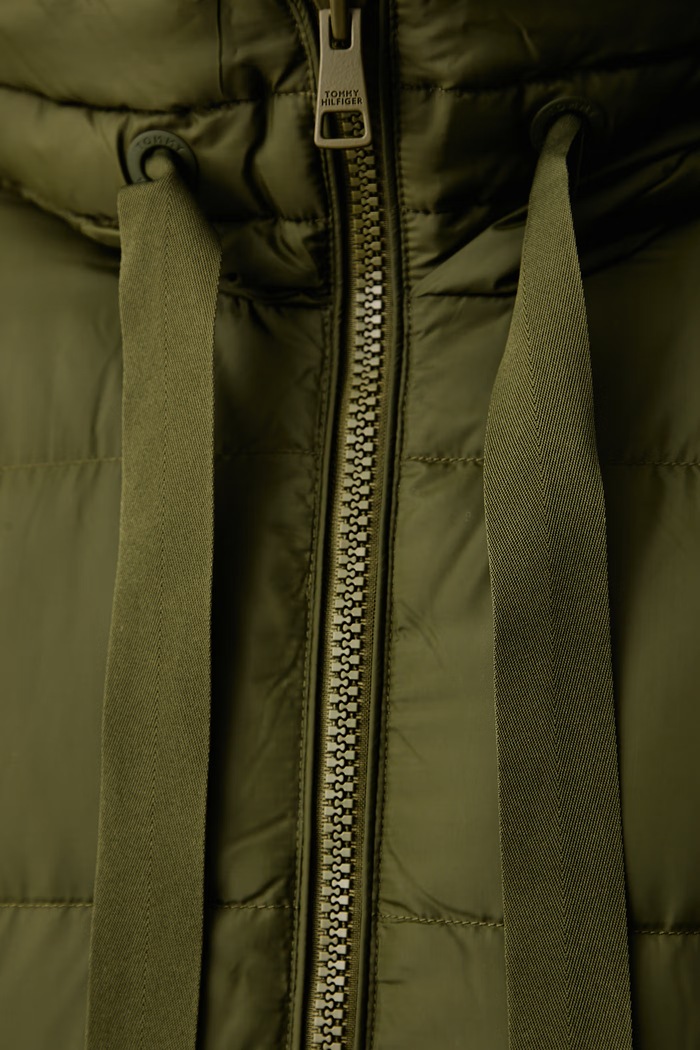 Puhovka ženska Tommy Hilfiger zelena WW0WW53611