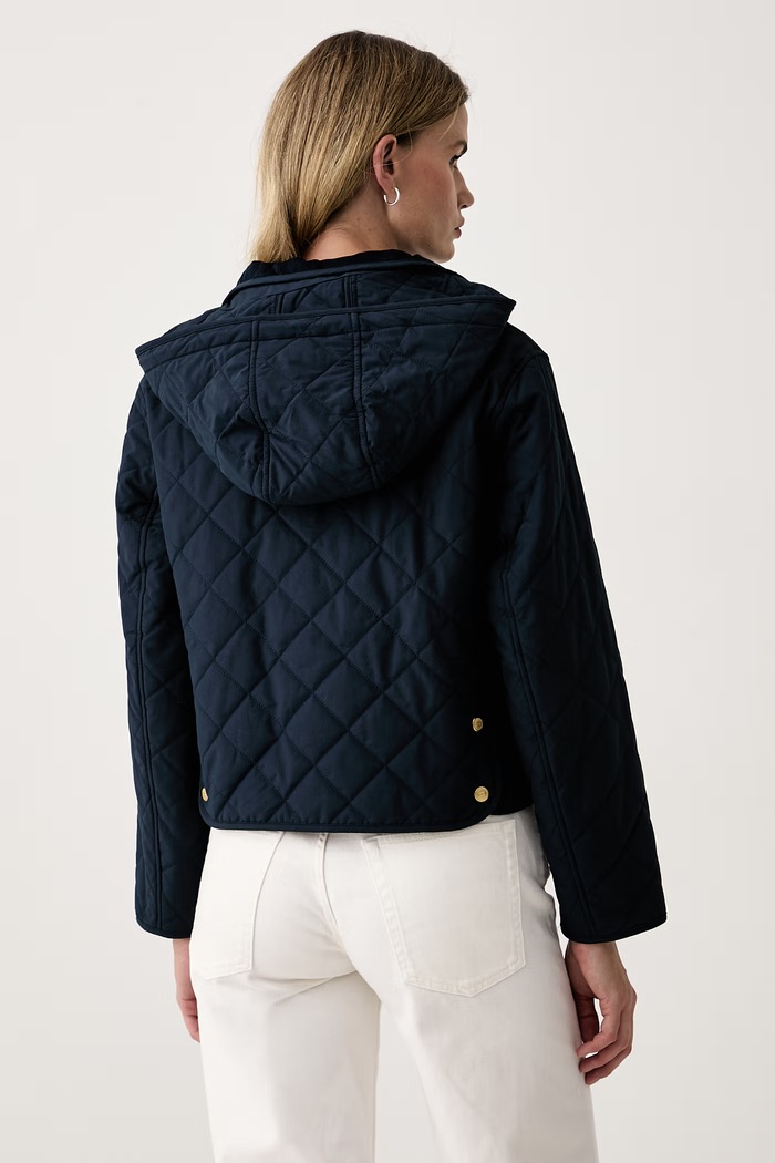 Oblečenie Tommy Hilfiger Krátka bunda dámska WW0WW51512 tmavomodrá