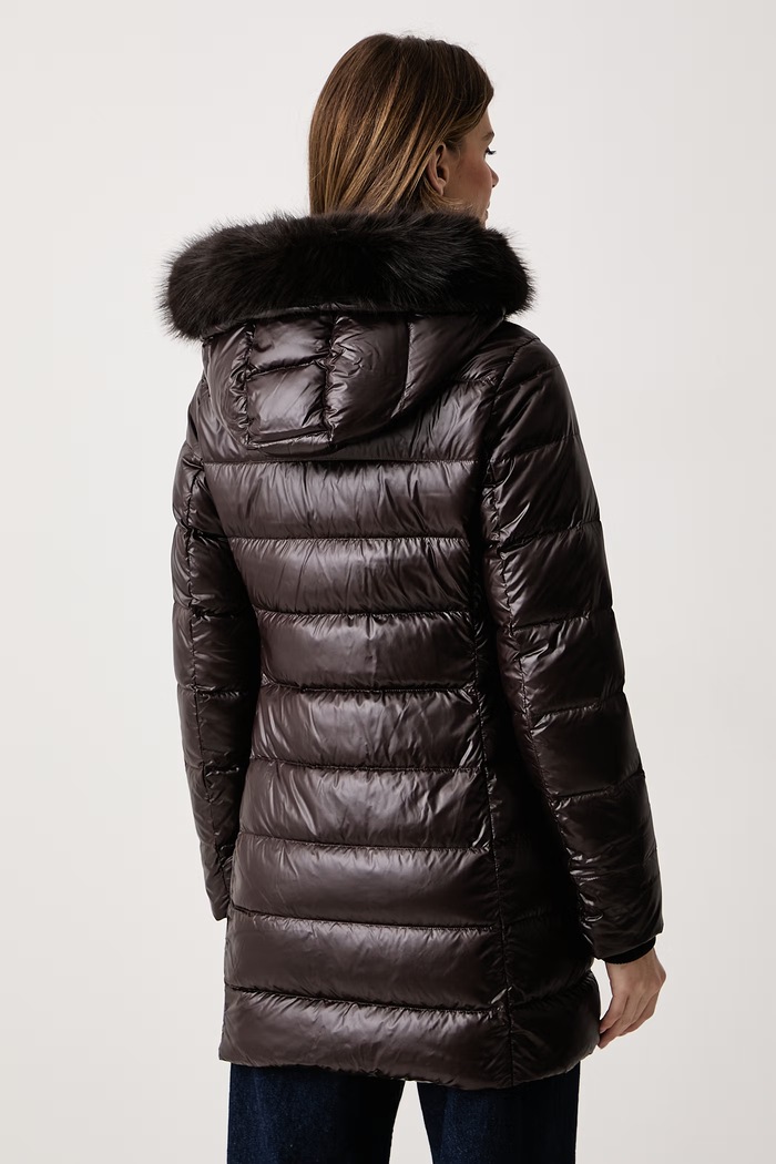 Oblačila Tommy Hilfiger Prešita jakna ženska WW0WW52913 rjava