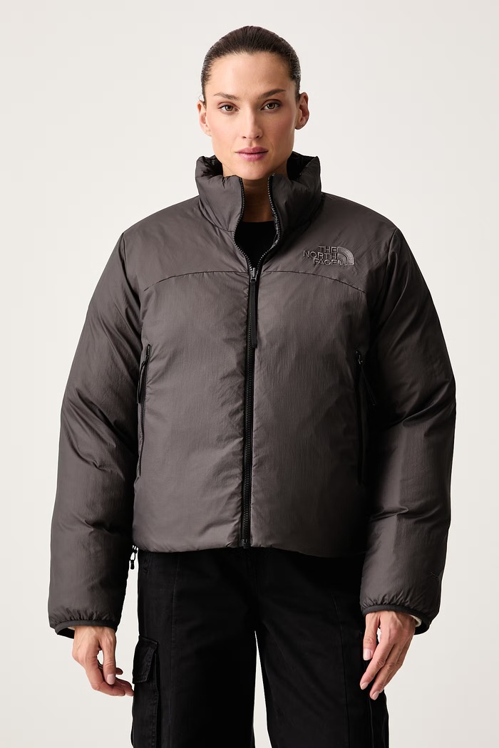 The North Face Kurtka puchowa dwustronna damska Nuptse NF0A8JMCT6Z1 zielony AW26