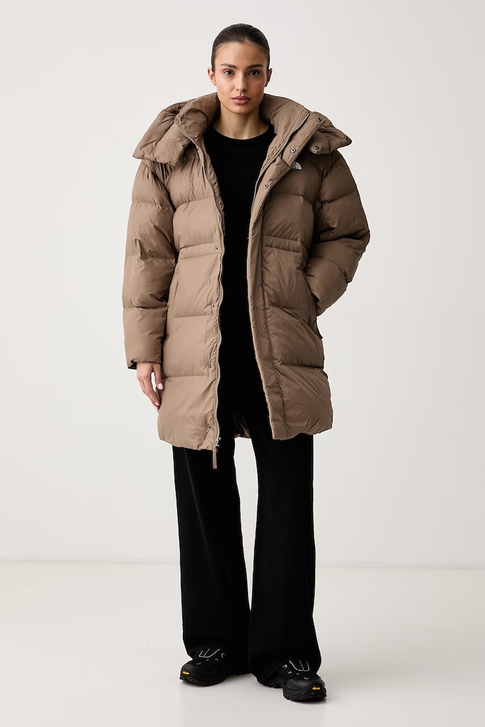 The North Face Καπιτονέ μπουφάν γυναικείο Puffer NF0A8J6J2H91 καφέ AW26