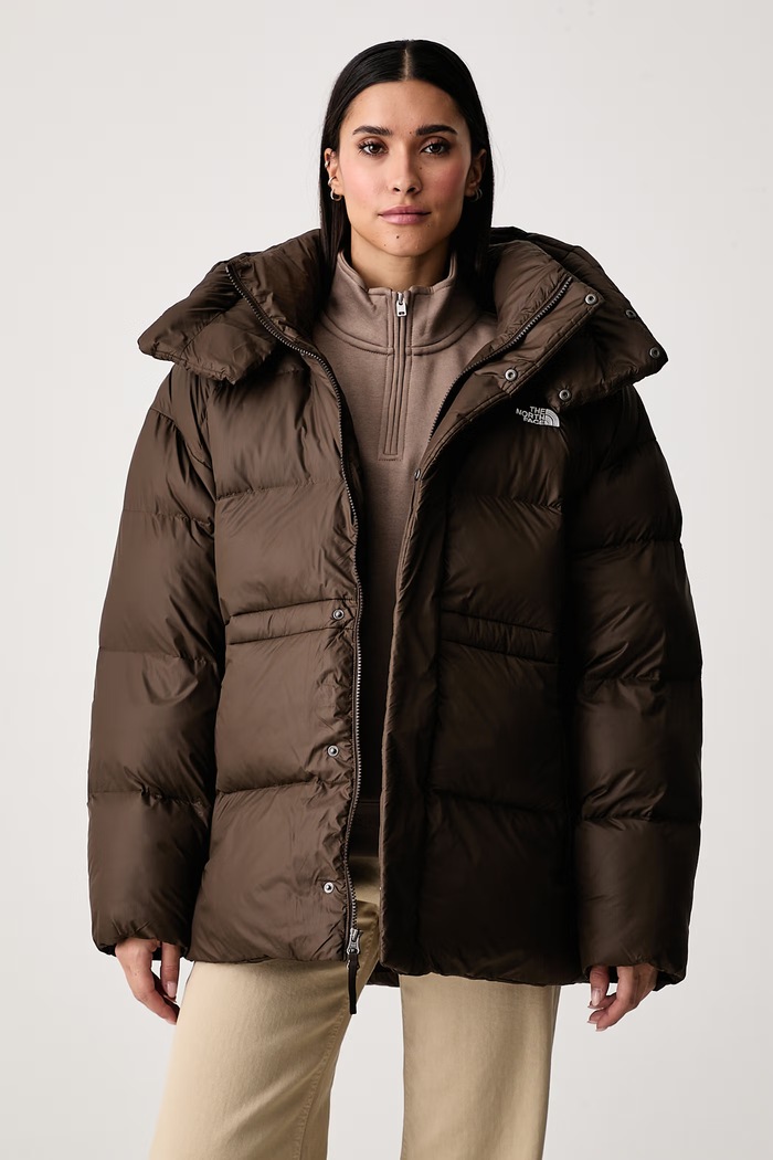 The North Face Prošivena jakna za žene Puffer NF0A8J6HNMF1 smeđa AW26