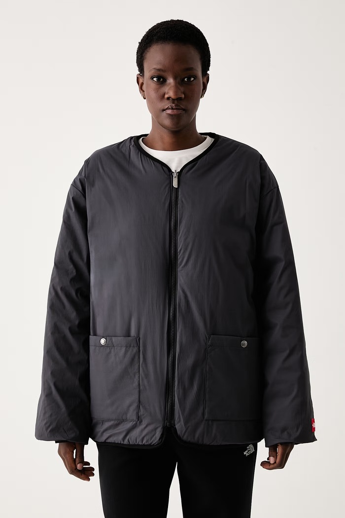 Kurtka dwustronna damska Redbox The North Face NF0A8HDHUX91 granatowy