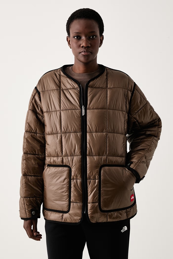 The North Face Διπλής όψης μπουφάν γυναικείο Redbox καφέ NF0A8HDHU1A1