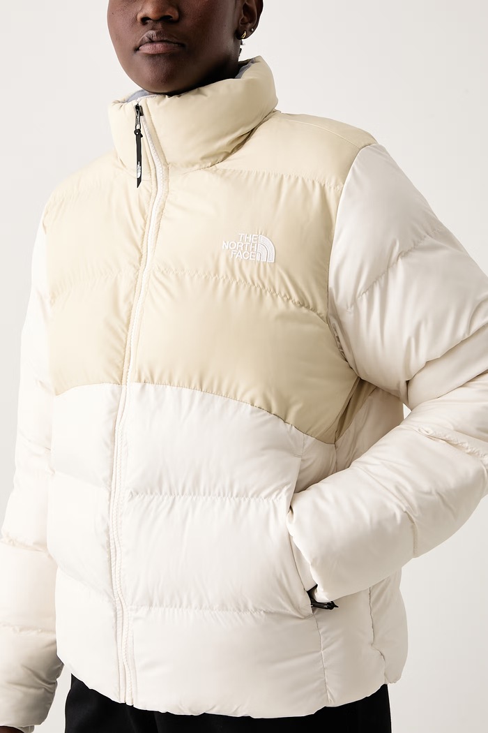 Krótka kurtka damska SAIKURU The North Face NF0A8GCBJN51 beżowy