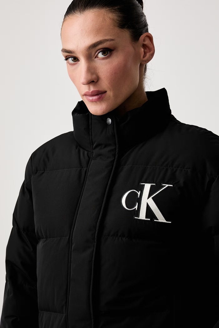 Calvin Klein Jeans kurtka puchowa damska czarny LV047H507G