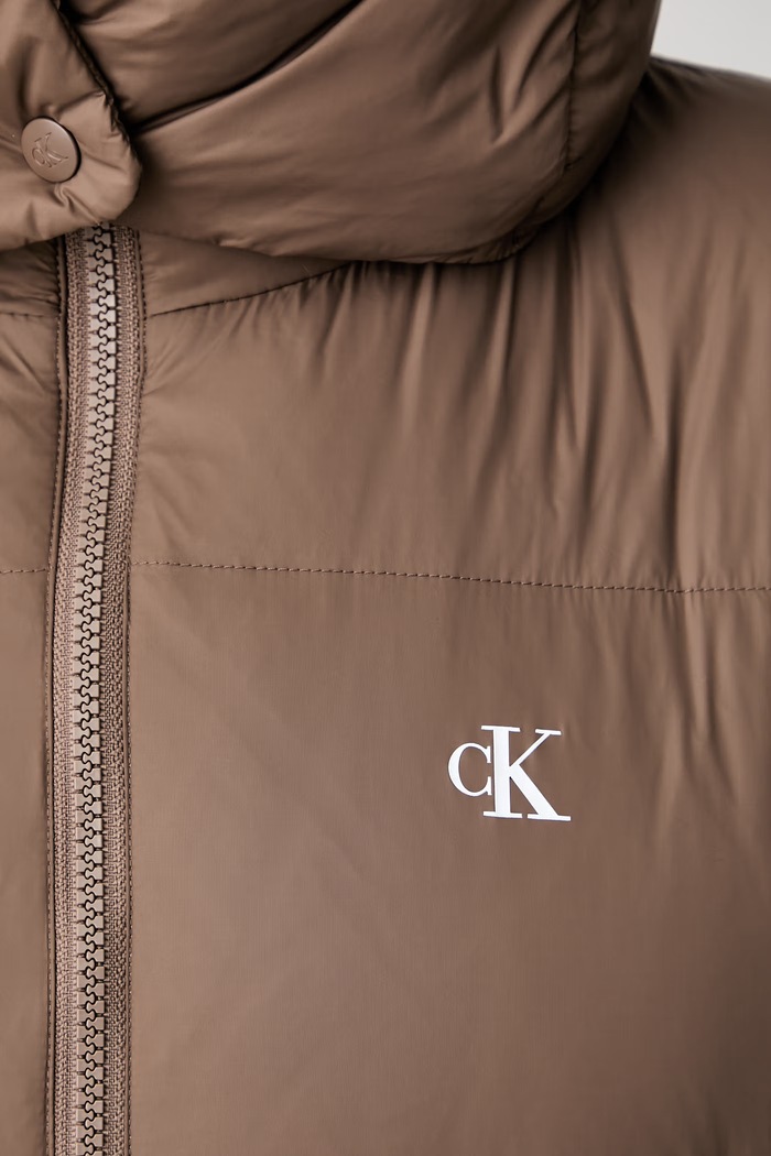 Calvin Klein Jeans пухено яке дамско LV047H502G кафяв