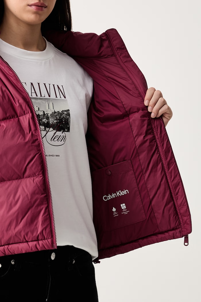 Calvin Klein Jeans kurtka puchowa damska LV047H500G