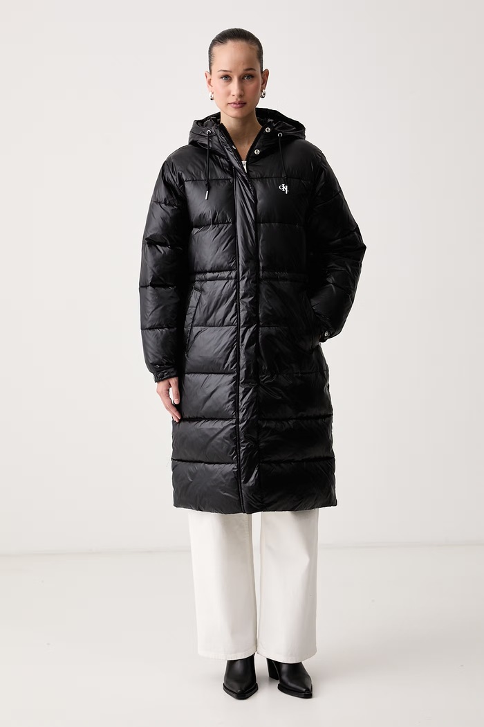 Calvin Klein Jeans Prešívaná bunda dámska čierna LV047H513G