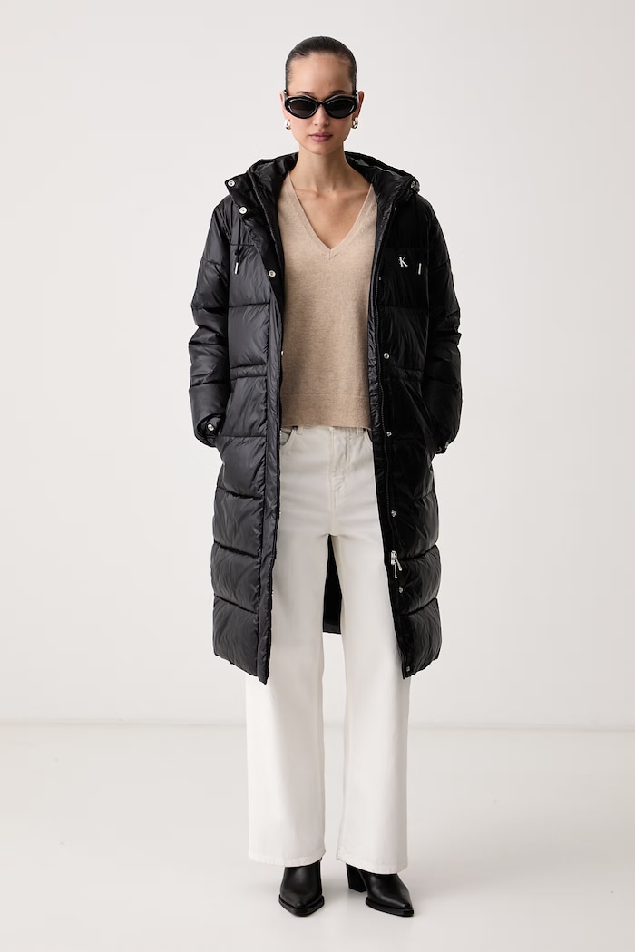 Calvin Klein Jeans Prešívaná bunda dámska LV047H513G čierna AW26
