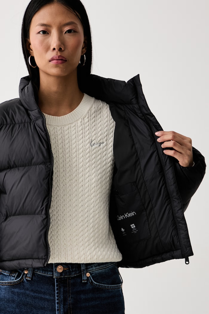 Calvin Klein Jeans κοντό μπουφάν γυναικείο LV047H503G