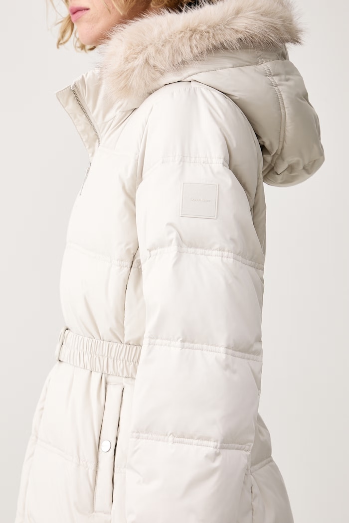 Kratka jakna za žene Calvin Klein LV044H508G bež