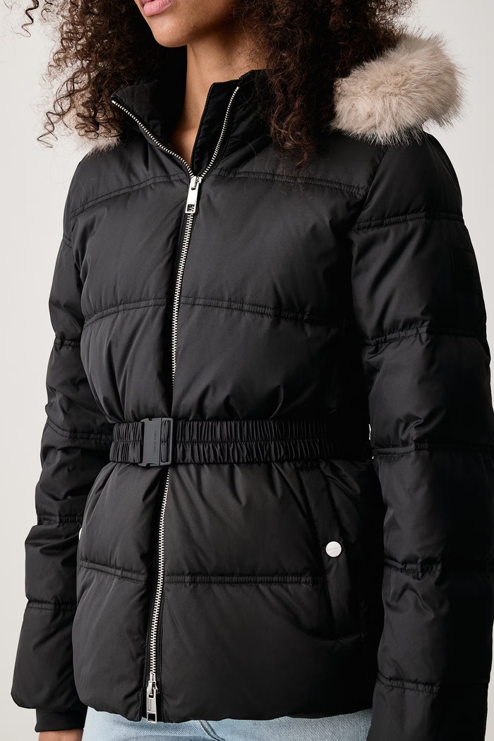 Odzież Calvin Klein Krótka kurtka damska LV044H508G czarny