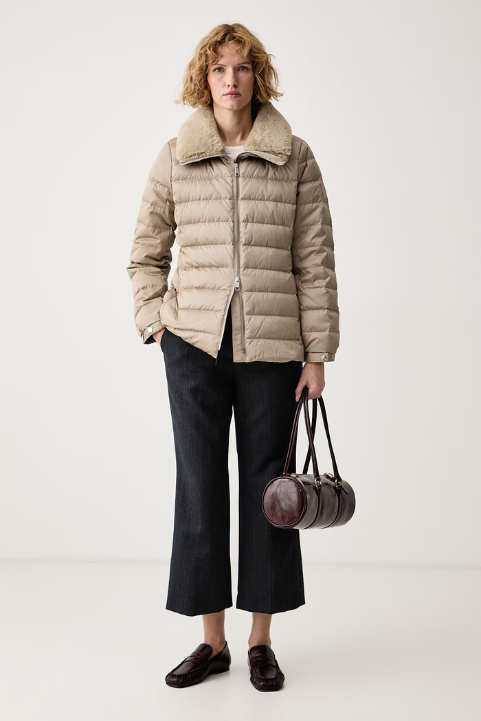 Calvin Klein Pernata jakna za žene LV044H506G bež AW26