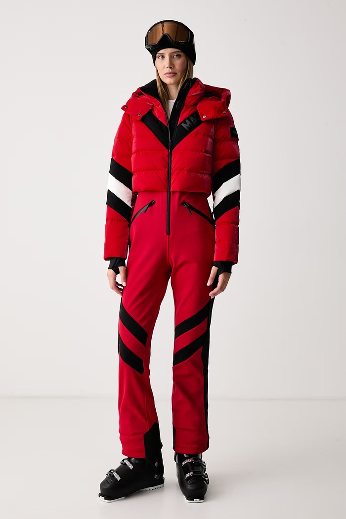 Mackage Lyžiarsky overal dámsky SATORY.GLO červená AW26