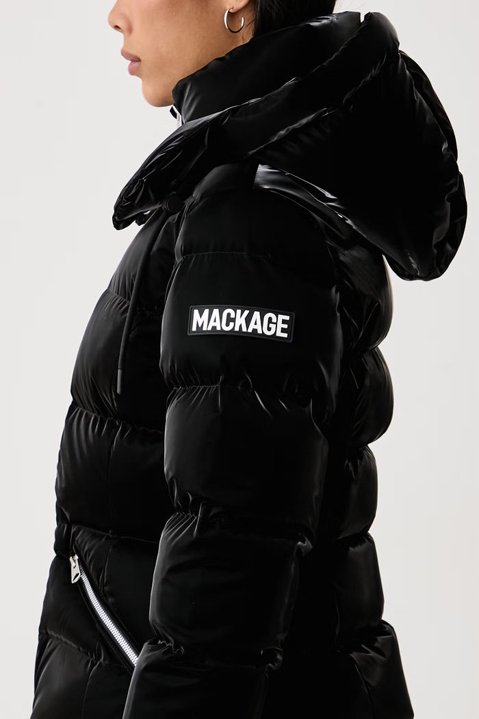 Πουπουλένιο μπουφάν γυναικείο Mackage MADALYN.GLO μαύρο
