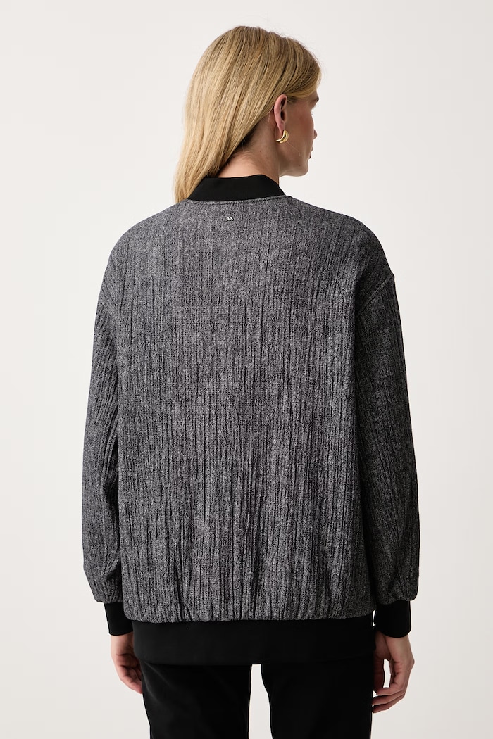 Abbigliamento Armani Exchange Giacca bomber da donna con misto lana XW003141.AF26090 grigio