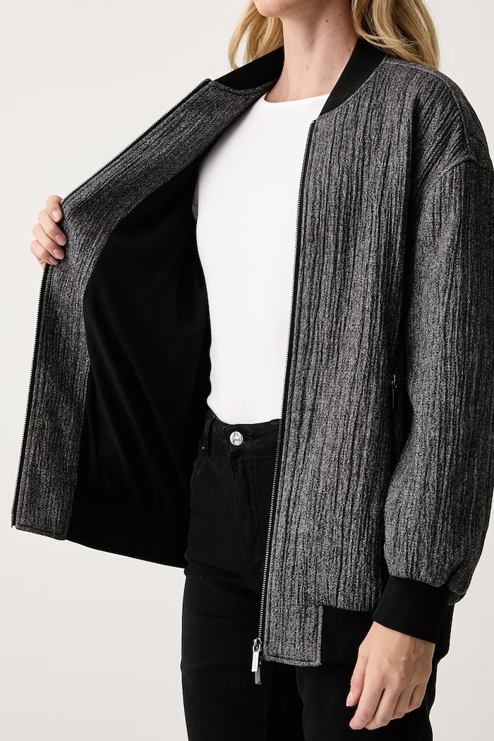 Armani Exchange Giacca bomber da donna con misto lana XW003141.AF26090