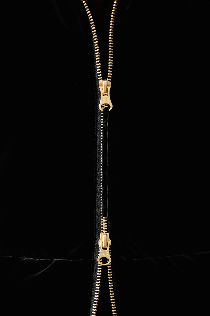 Prošivena jakna za žene Armani Exchange crna XW002942.AF26085