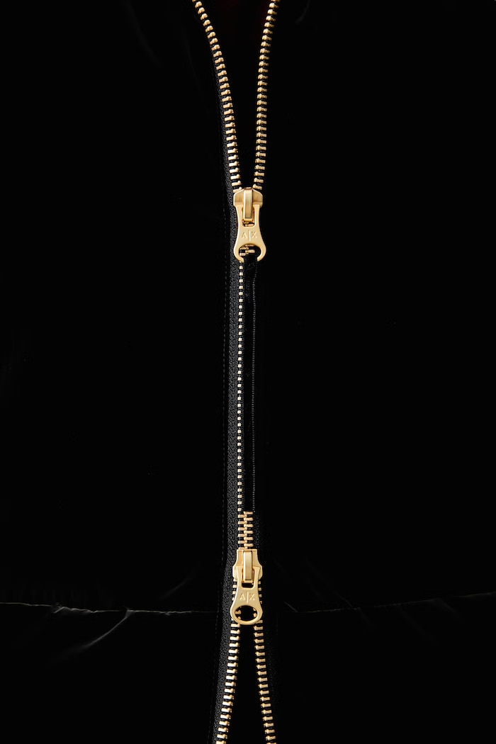 Prošivena jakna za žene Armani Exchange crna XW002942.AF26085