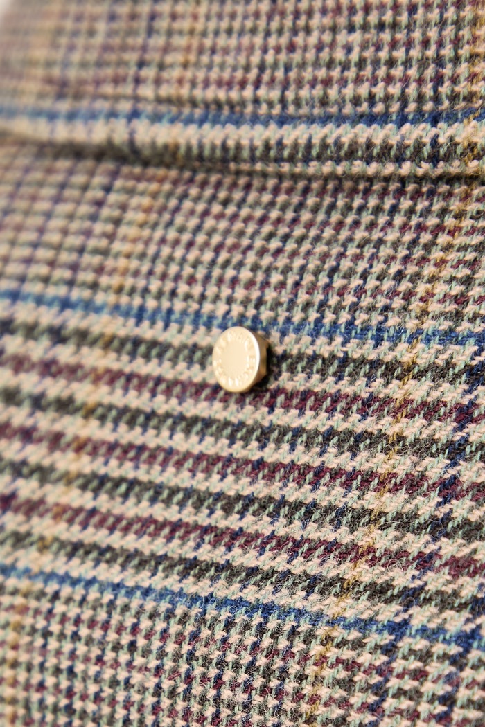 Oversize jakna za žene s vunom Armani Exchange smeđa XW002922.AF26084