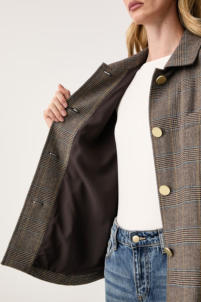 Armani Exchange Oversize jakna za žene s vunom XW002922.AF26084